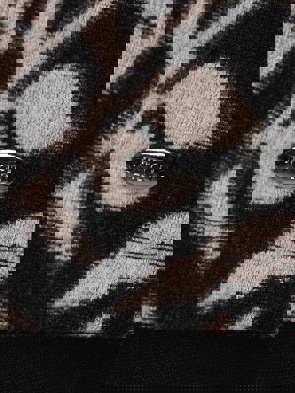 TIGI-Wear Printed Cowl Neck Tunic