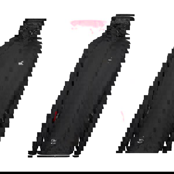 Trespass Unisex Adult Qikpac Waterproof Jacket - Black/Red - 