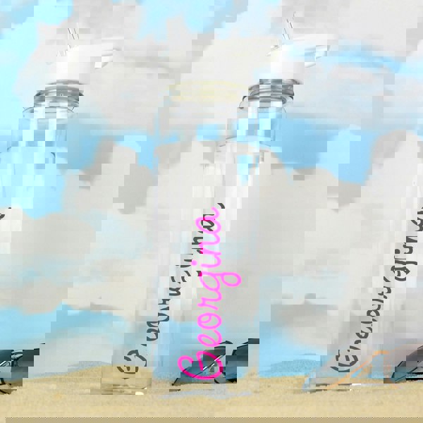 Personalised Memento Company Personalised Pink Name Water Bottle