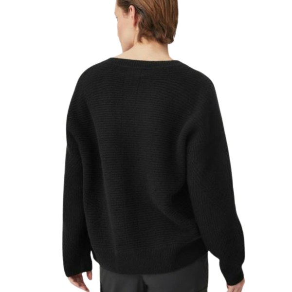 Belstaff Black Cameron V-Neck Cashmere Jumper XS