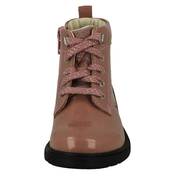 Clarks Girls Clarks Lace Up Detailed Ankle Boots Astrol Lace