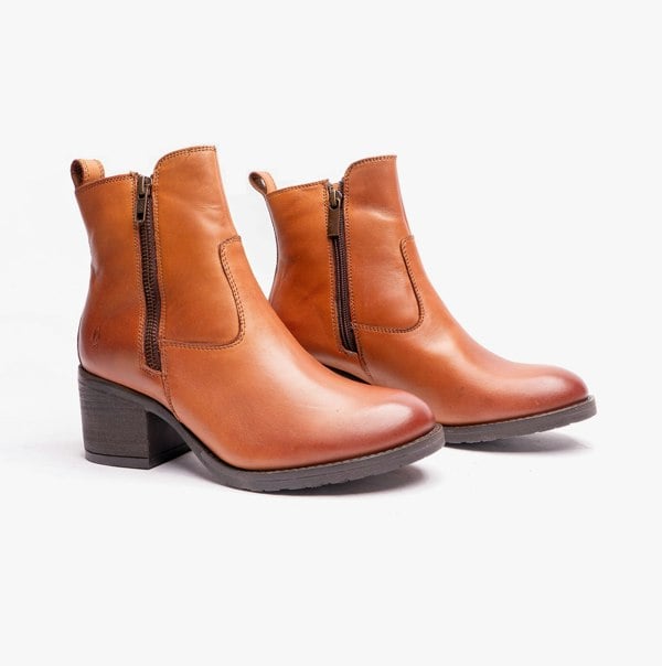 Hush Puppies HELENA Womens Ankle Boots Tan