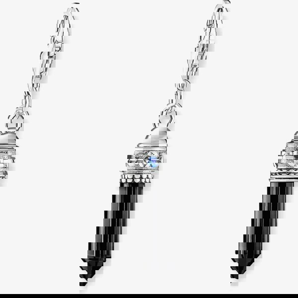 THOMAS SABO Onyx & Sapphire Hexagon Amulet Charm 2110-698-11