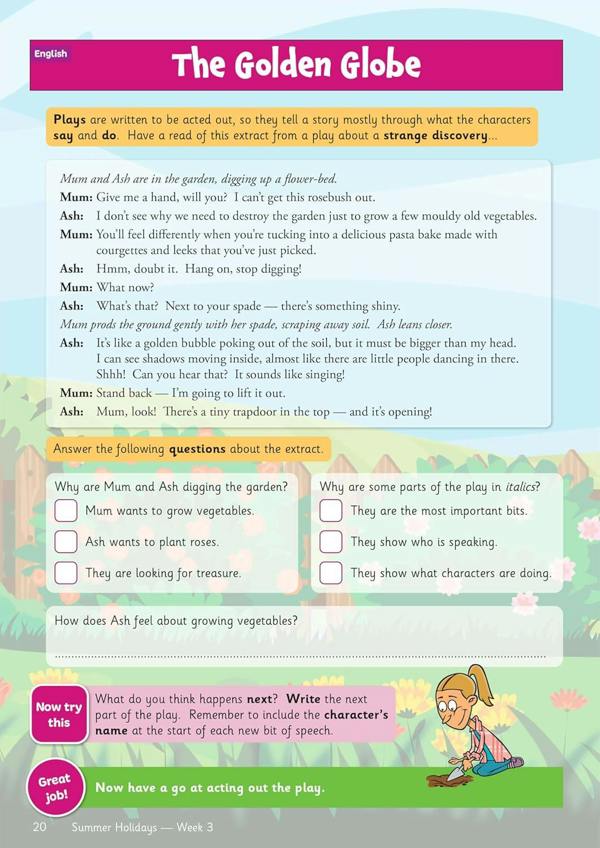 KS2 Summer Holidays Activity Workbook Bundle – for kids between Year 3 and Year 4 (Ages 7-8) CGP