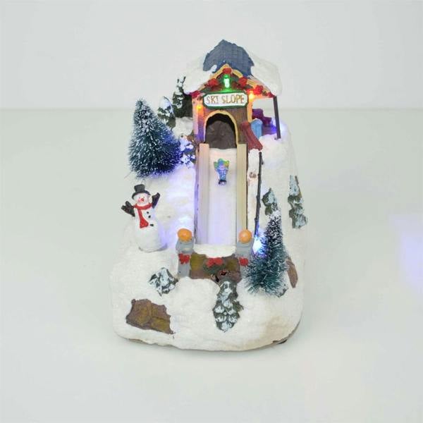 17cm Christmas LED Musical Light Up Nativity Sculpture Set for Indoor Home Display image 1