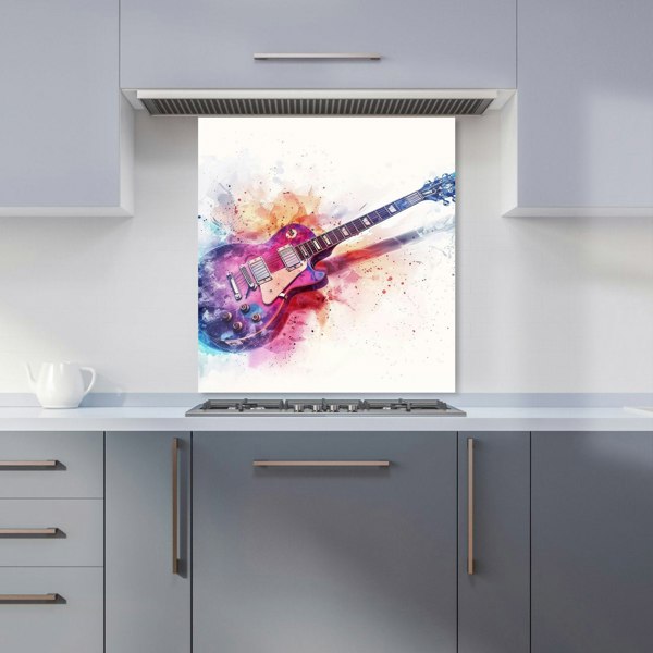 Warren Reed - Designer Cosmic Melody: Abstract Guitar Visions Kitchen Splashback