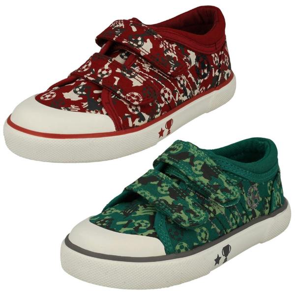 Start-rite Boys Startrite Football Detailed Canvas Shoes Kickabout