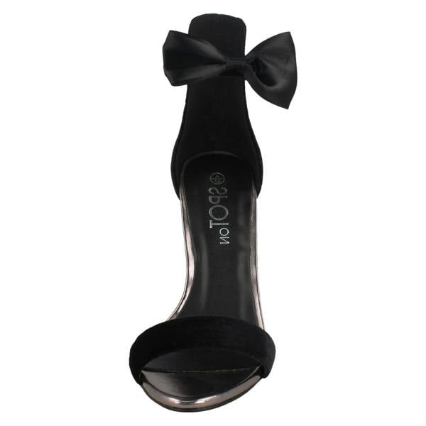 Spot On Ladies Spot On Bow Ankle Strap Sandals