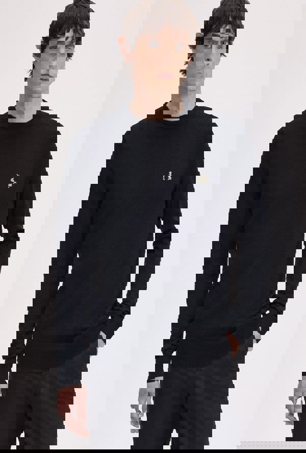 Fred Perry Men's Classic Crew Neck Jumper