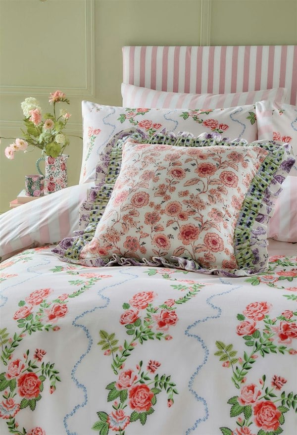 Cath Kidston Rose Flutter Duvet Cover Set