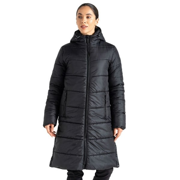 Dare 2B Womens/Ladies Distinguish Baffled Padded Jacket - Black