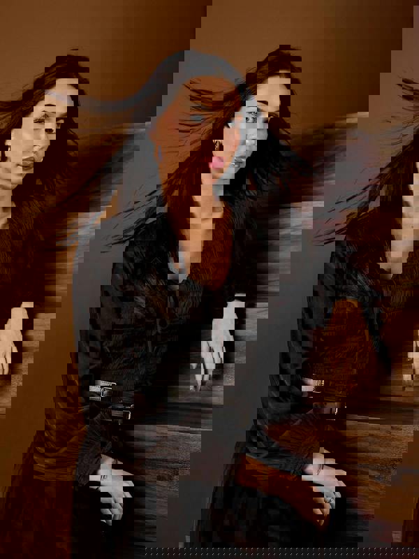 GWD Lydia Satin Chocolate Maxi Dress