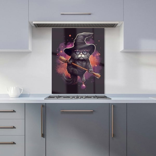 Warren Reed - Designer Cat And A Broom Kitchen Splashback