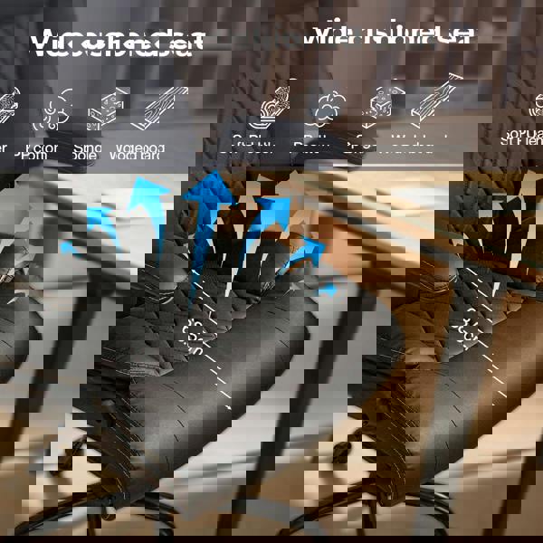 Levede Executive Office Chair PU Leather Reclining Desk Chair Flip-Up Armrests