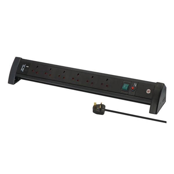 Brennenstuhl Premium Office-Line 6-way Power Strip with 1 x USB C and 1 x USB A