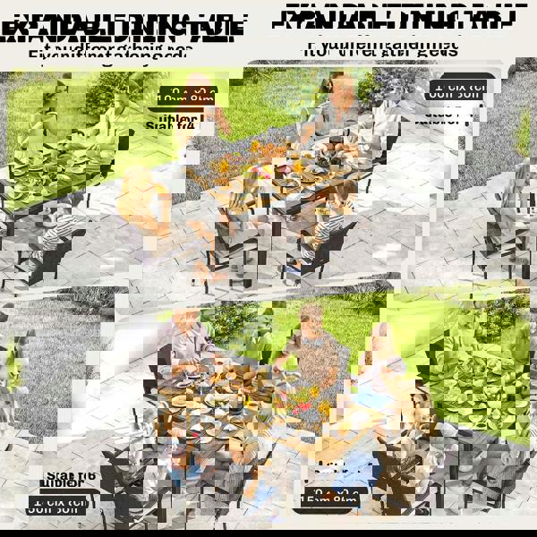 Patio Rattan Dining Set