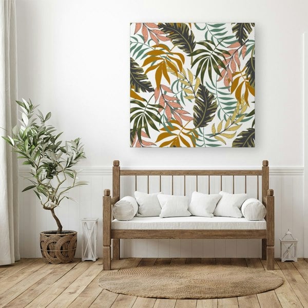 Warren Reed Tropical Leaves Canvas