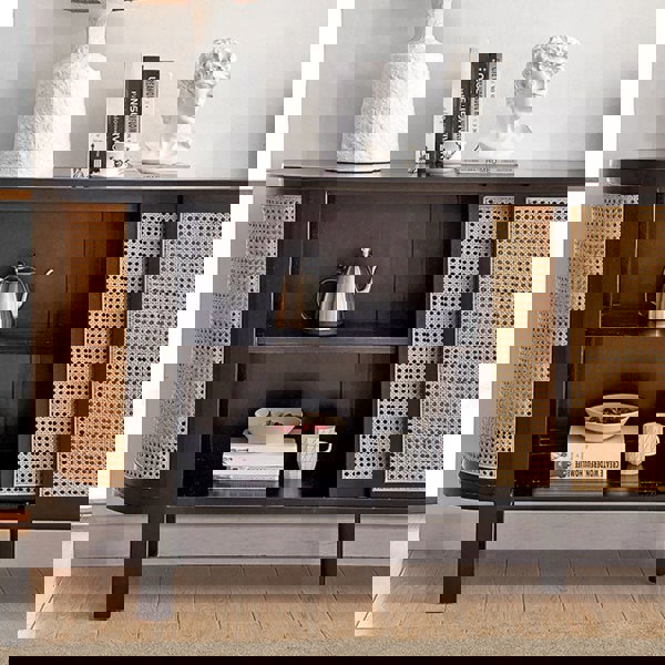 Dot Rattan Sideboard, Ash Wood & Black-Rit Concept-Rit Concept