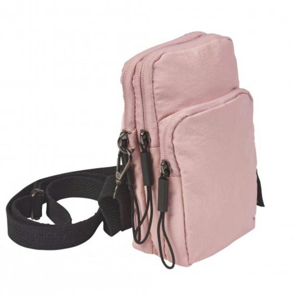 Lorenz Compact Twin Zip Crossbody Phone Travel Bag
