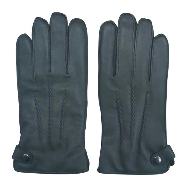 Infinity Leather Men’s Italian Leather Warm Wool-Lined Winter Gloves - M-LGV-505