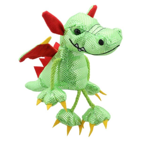 The Puppet Company Dragon - Green - Finger Puppets