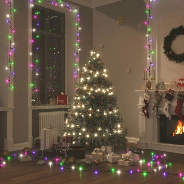 Berkfield LED String with 150 LEDs Pastel Multicolour 15 m PVC