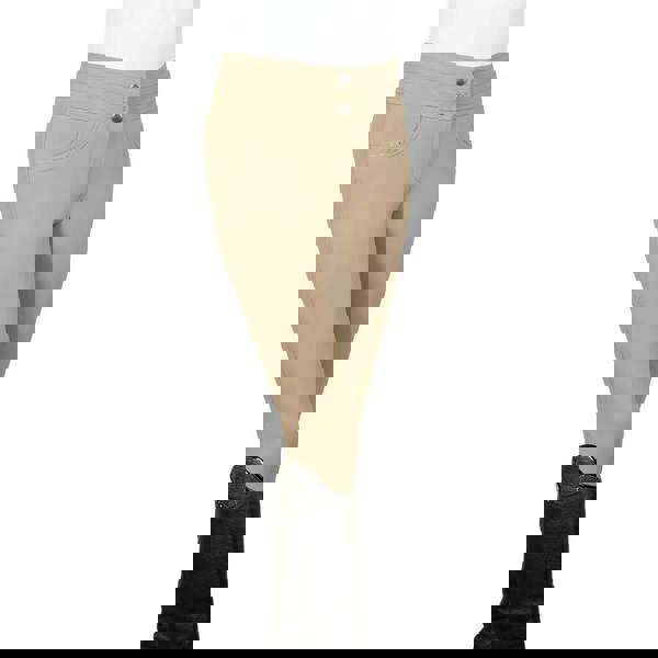 Coldstream Womens/Ladies Fenham Diamante Breeches - Taupe