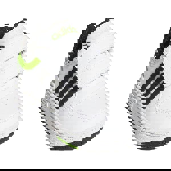 Adidas Childrens/Kids Hoops 3.0 Leather Trainers - White/Black - 