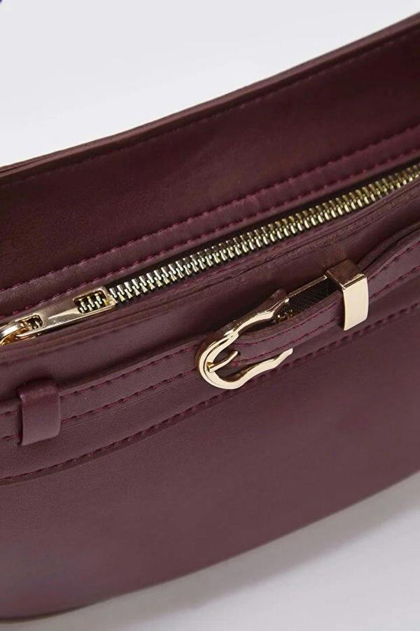 WOVCOR Women's Mini City Shoulder Bag with Buckle Detail