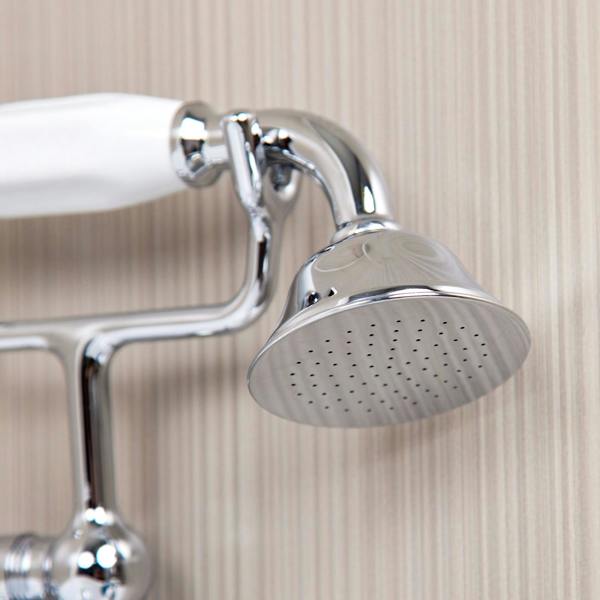 Flode Flen | Bath Shower Mixer Tap | Including Handset and Holder | Chrome