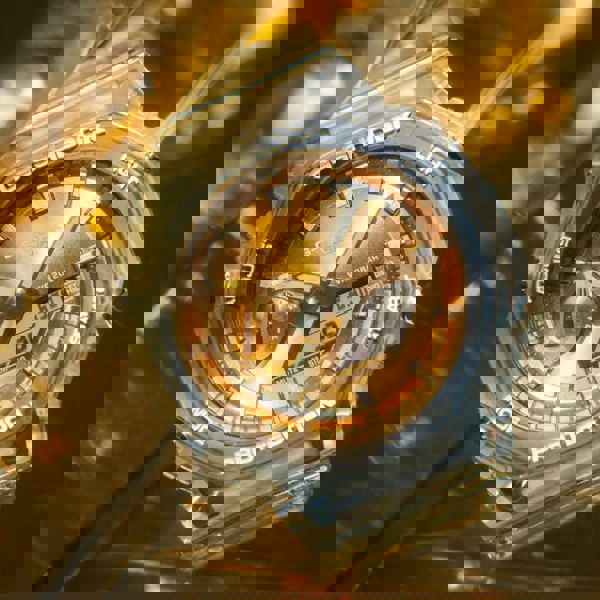 Casio Unisex G-Shock Metallic Orange Dual Display Watch GA-2100BM-7A5ER