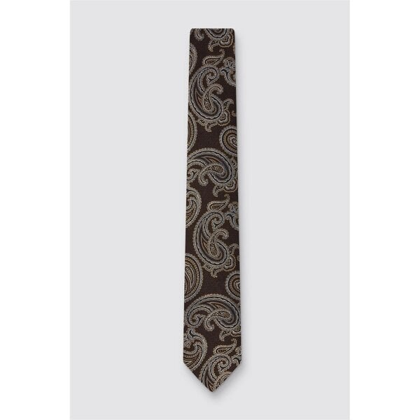Ted Baker Brown Paisley Boucle Tie