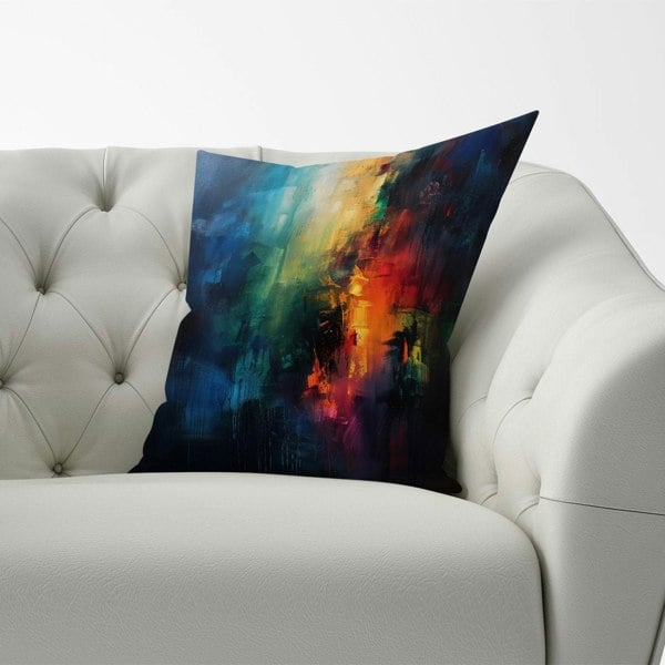 Warren Reed Colourful Chaos: Urban Dreamscape Cushions