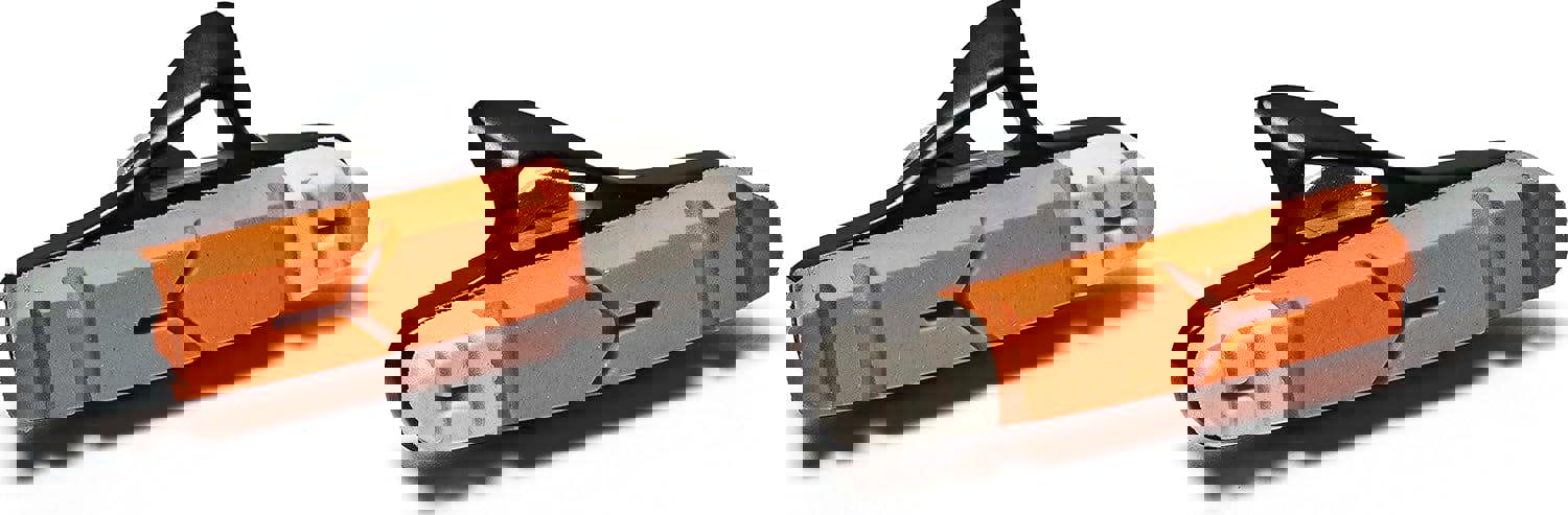 Awe Black Cassette Road 55mm Brake Blocks Grey/Orange/White