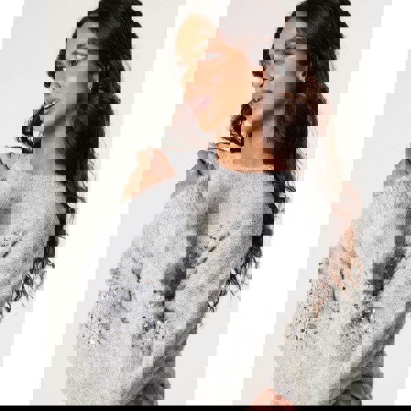 Blue Vanilla Diamond Sequin Jumper