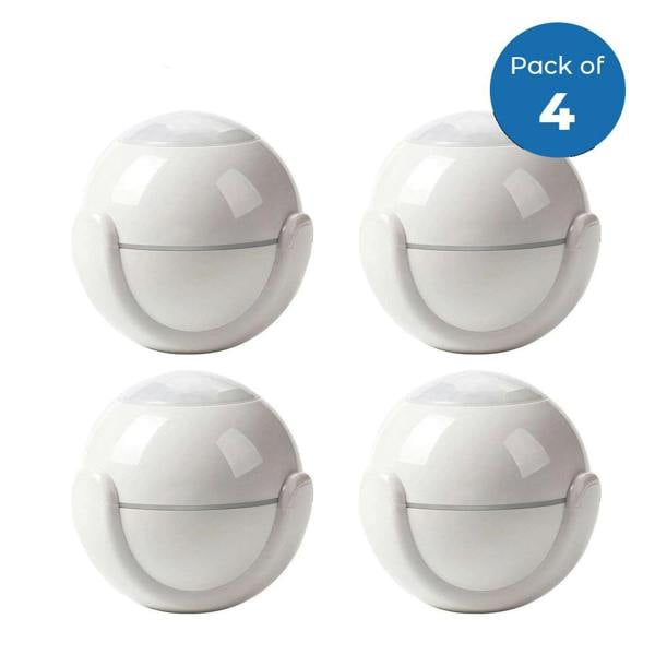 Wireless WiFi PIR motion sensor detector pack of 4 for home security system