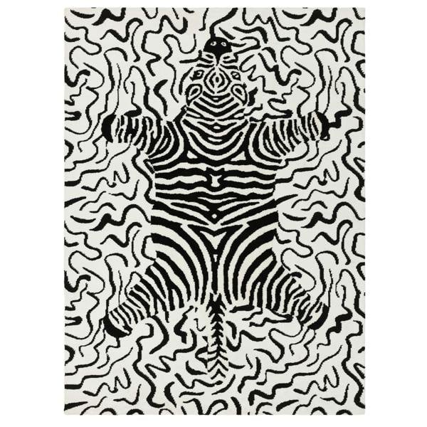 Asiatic Wilder Zebra Mono Rug