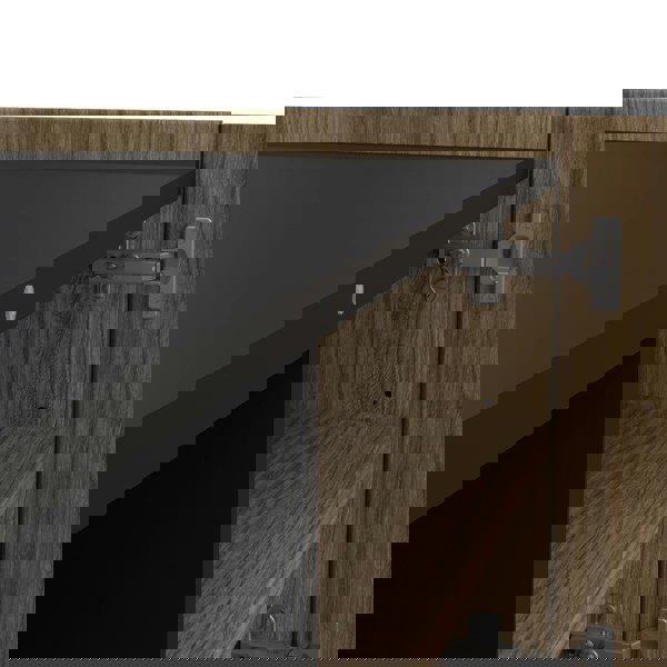 Furniture To Go Kendall TV-Unit with 2 Doors + 1 Drawer Oak and Black