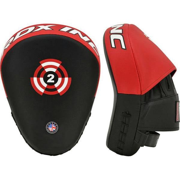 RDX Sports FOCUS PAD T1 RED/BLACK (PAIR)