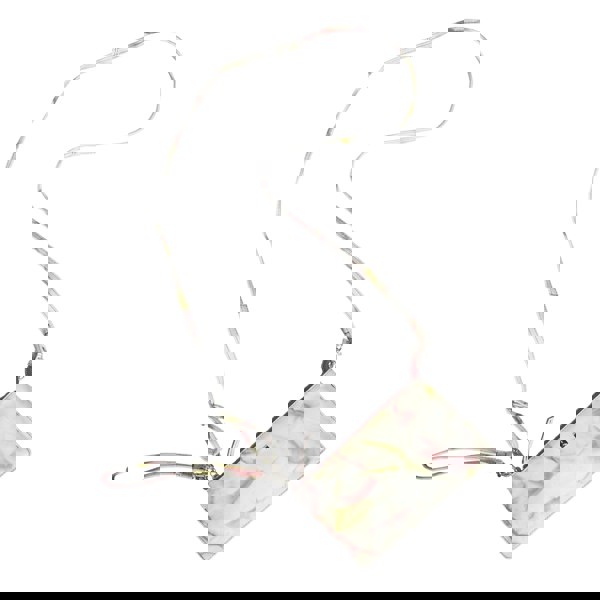 Assots London 'TODD' Yellow & Red Tie Dye Real Leather Crossbody Wristlet Bag