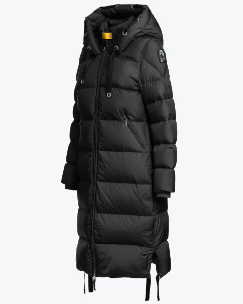 Parajumpers Panda Womens Down Coat with Hood - Black 541