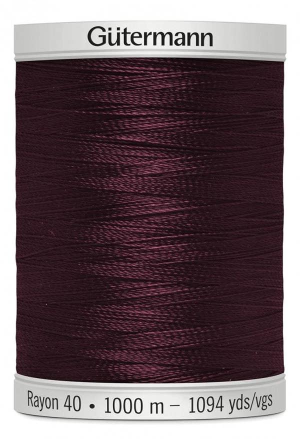 Gutermann No 40 Sulky Rayon Embroidery Thread 1000m Rayon Thread Suitable For Embroidery