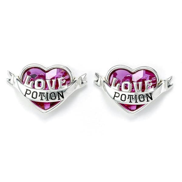 Harry Potter sterling silver Love Potion stud Earrings with crystal Elements