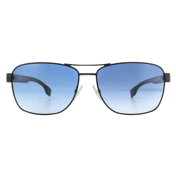 Hugo Boss Sunglasses BOSS 1240/S 003/08 Matte Black Blue Gradient