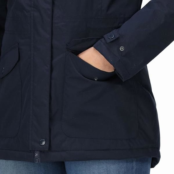 Regatta Women's Brigida Waterproof Jacket - Navy Check