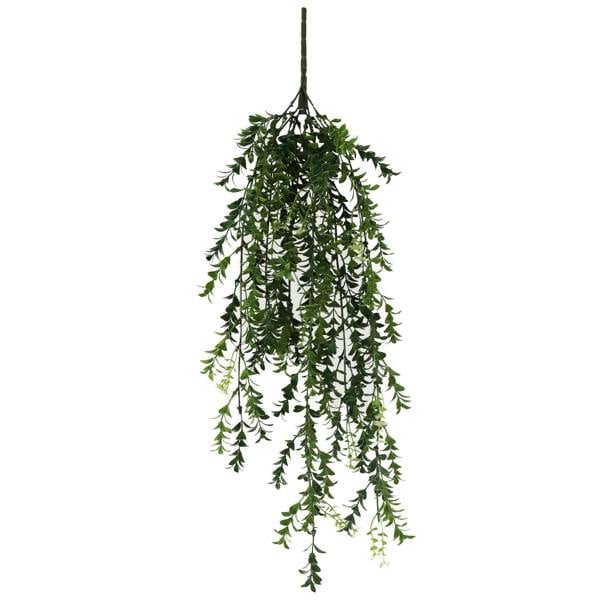 Artificial Hanging Green Leaf Bush 75cm