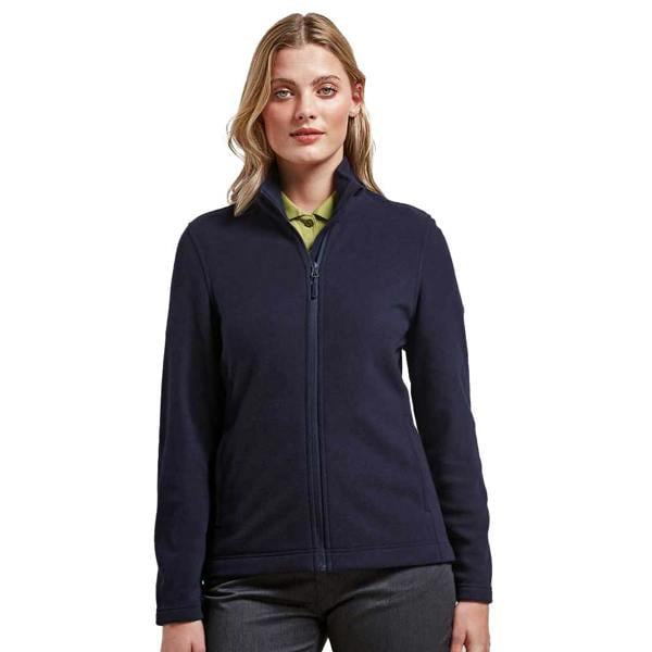 Premier Womens/Ladies Recyclight Full Zip Fleece Jacket - Navy