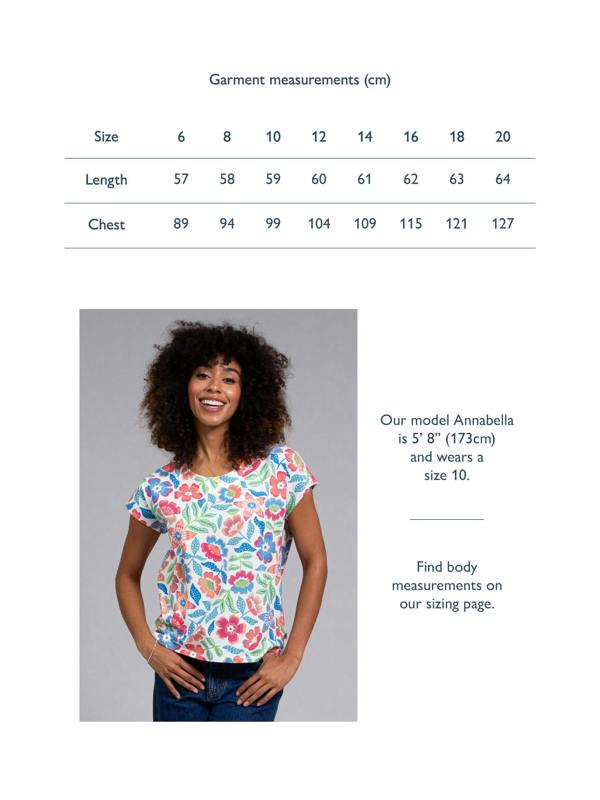 Kite Womens Organic Alum Jersey Top Tropicarnival
