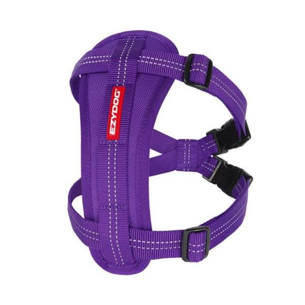 EzyDog Essential Chest Plate Dog Harness in Purple