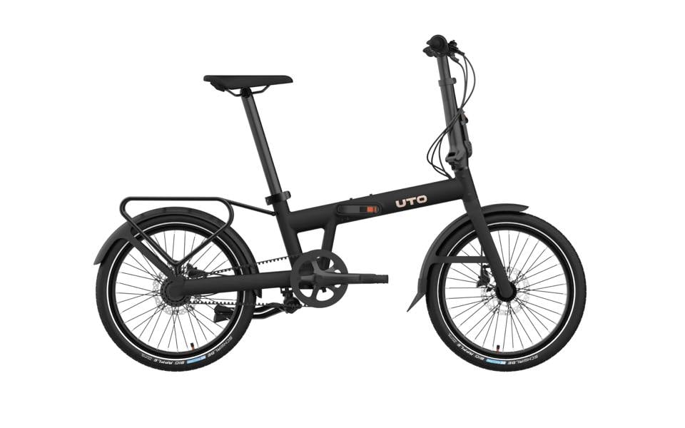 UTO Pro 20 Folding Bike 20" Wheel, 7 Speed - Black